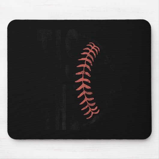 Die Saison Baseball Softball Lustige Kunst Mousepad (Vorne)