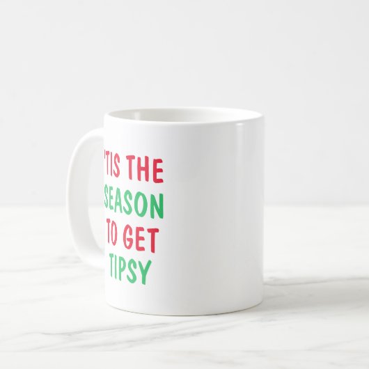 Die Saison | Christmas Kaffeetasse (Vorderseite Links)