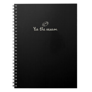 Die Saison des Fußball-Spieltages Touchdown-Saison Notizblock