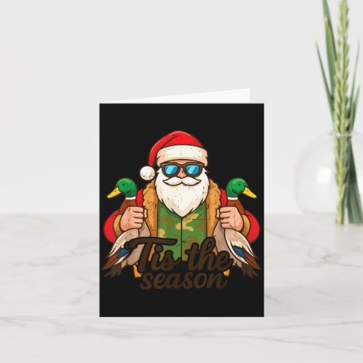 Die Saison Entenjagd Weihnachten Pyjama Toddl Karte (Vorderseite)