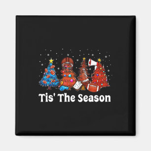 Die Saison Football Weihnachten Ornamente Für Werb Magnet