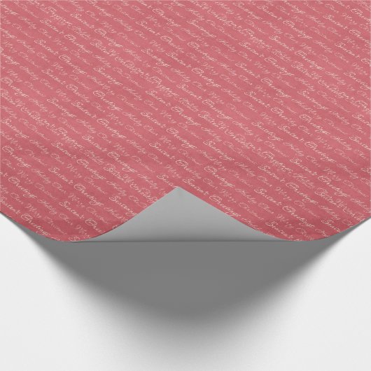 Die Saison Geschenkpapier (Ecke)