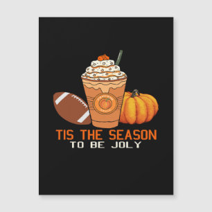 Die Saison ist voller Weihnachten Magnetkarte