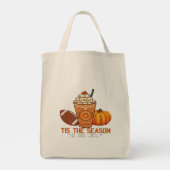 Die Saison ist voller Weihnachten Tragetasche (Rückseite)