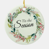 Die Saison Keramik Ornament (Hinten)