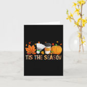 Die Saison Leopard Pumpkin Badminton Halloween Fal Karte (Gelbe Blume)