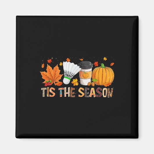 Die Saison Leopard Pumpkin Bydminton Halloween Fal Magnet (Vorne)