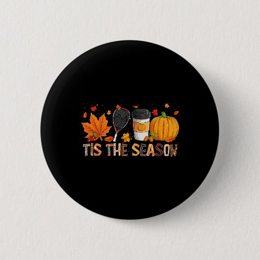 Die Saison Leopard Pumpkin Racquetbyll Halloween F Button (Vorderseite)