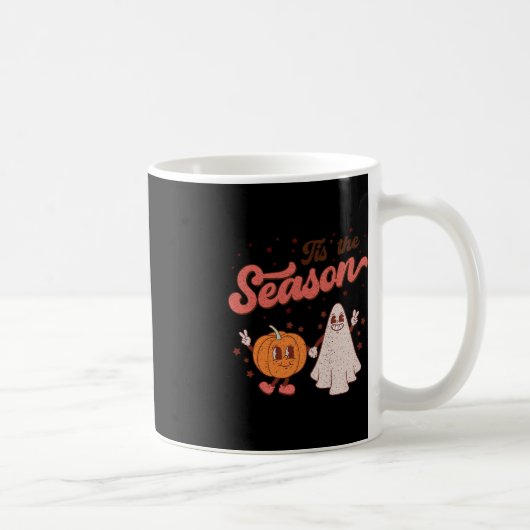 Die Saison Pumpkin Gewürz Herbst Herbst Boo Hall Kaffeetasse (Rechts)