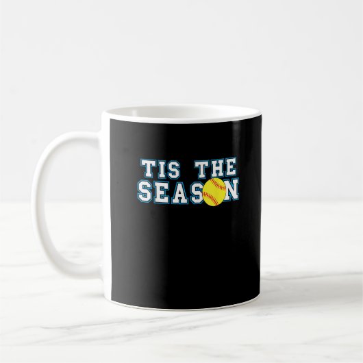 Die Saison Softball-Trainer Kreative Casual Kaffeetasse (Links)