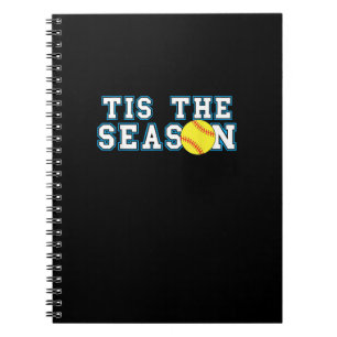 Die Saison Softball-Trainer Kreative Casual Notizblock