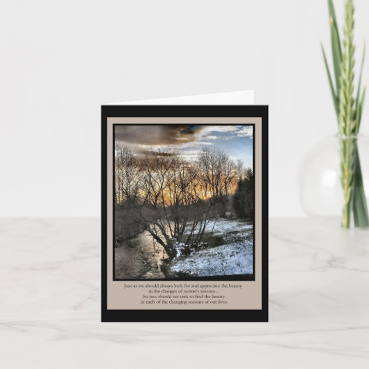 Die Saison unseres Lebens Inspirationen Karte (Vorderseite)