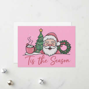 Die Saison Weihnachten Cute Winter Latte Santa