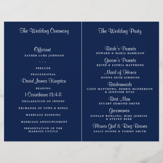 Die Saitenleuchten an der Blue Wedding Collection (Rückseite)