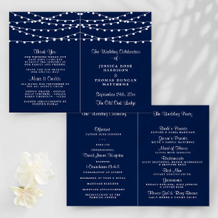 Die Saitenleuchten an der Blue Wedding Collection