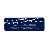 Die Saitenleuchten an der Blue Wedding Collection (Vorne)