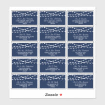 Die Saitenleuchten an der Blue Wedding Collection