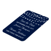 Die Saitenleuchten an der Blue Wedding Collection Magnet (Linke Seite)