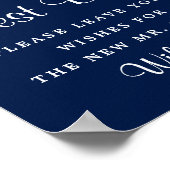 Die Saitenleuchten an der Blue Wedding Collection Poster (Ecke)