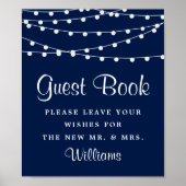 Die Saitenleuchten an der Blue Wedding Collection Poster (Vorne)