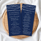 Die Saitenleuchten an der Blue Wedding Collection Programm