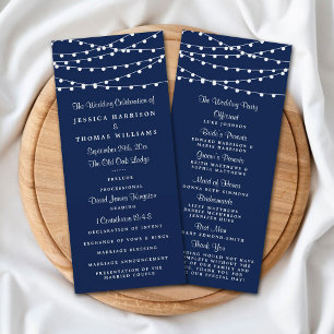 Die Saitenleuchten an der Blue Wedding Collection Programm