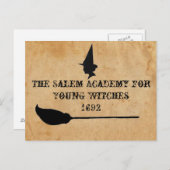 Die Salem Academy for Young Hexches Postkarte (Vorne/Hinten)