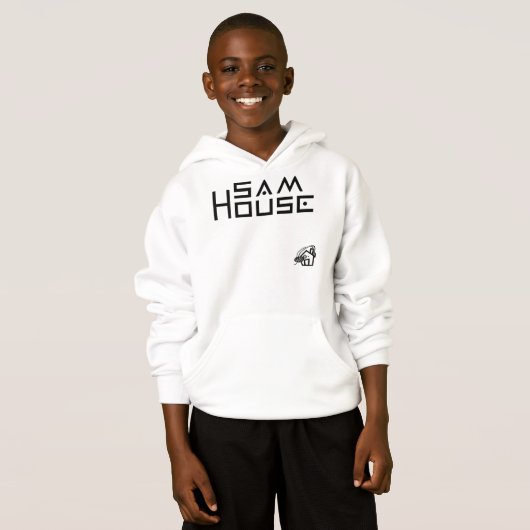 Die SAM-HAUS Hoodie des Kindes (Vorne ganz)