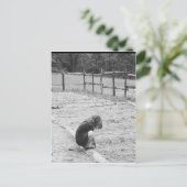 Die Samen der Liebe säen Postkarte (Stehend Vorderseite)