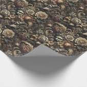 Die Samen, die wir säen - gotisches barockes Blume Geschenkpapier (Ecke)