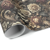 Die Samen, die wir säen - gotisches barockes Blume Geschenkpapier (Rolleneckpunkt)