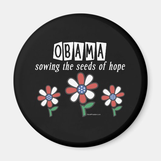 Die Samen von HOPE Obama säen Magnet (Vorne)