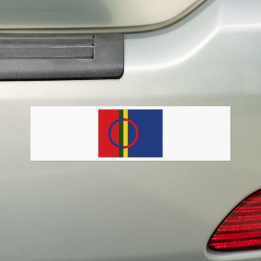 Die Sami Flagge Autoaufkleber (Auf Auto)