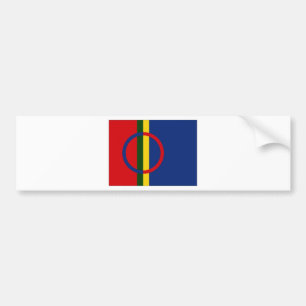 Die Sami Flagge Autoaufkleber