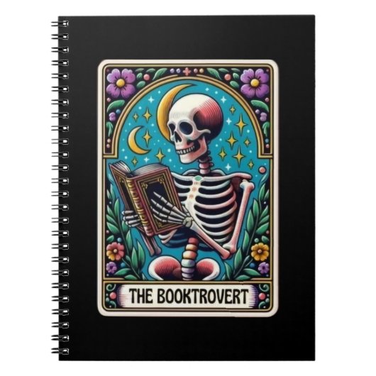 Die Sammlung Booktrovert Tarot Card Notebook Notizblock (Vorderseite)
