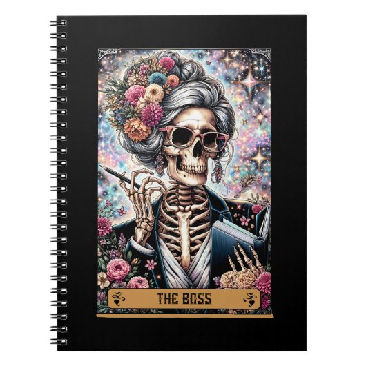 Die Sammlung der Boss-Tarot-Card-Notebooks Notizblock (Vorderseite)