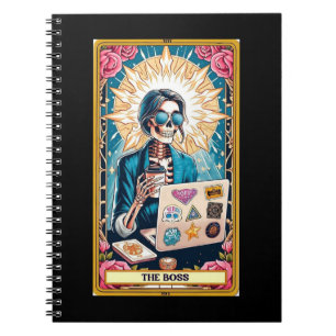 Die Sammlung der Boss-Tarot-Card-Notebooks Notizblock