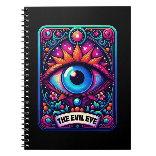 Die Sammlung des Evil Eye Tarot Card Notebooks Notizblock (Vorderseite)