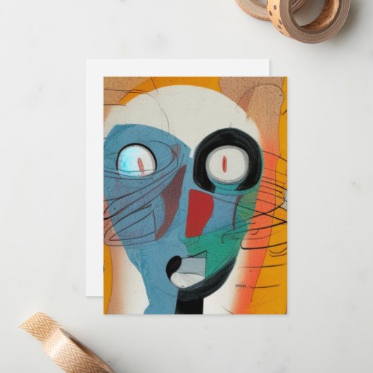 Die Sammlung des Mars Mitteilungskarte (Vorderseite/Rückseite Beispiel)