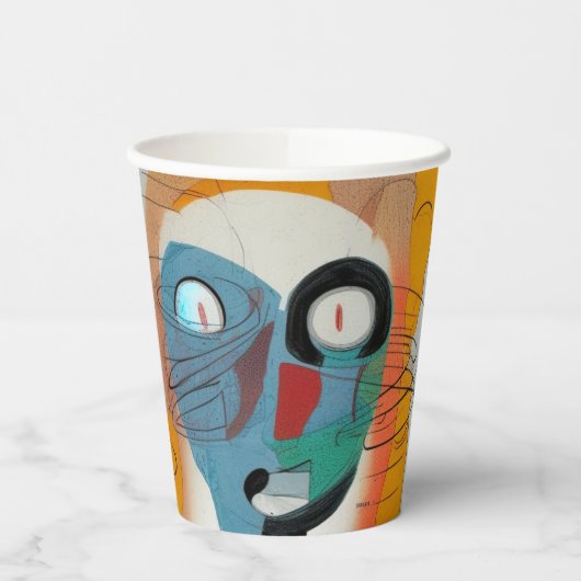 Die Sammlung des Mars Pappbecher (Links)