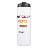 Die Sammlung Gottes Thermosbecher (Vorderseite)