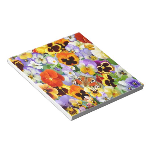 Die Sammlung Pansy Notizblock (angewinkelt)