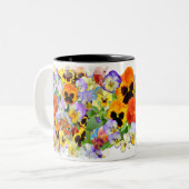 Die Sammlung Pansy Zweifarbige Tasse (Vorderseite Links)