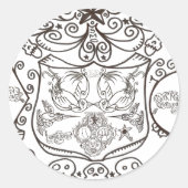 "DIE SAMMLUNG" RUNDER AUFKLEBER (Vorderseite)