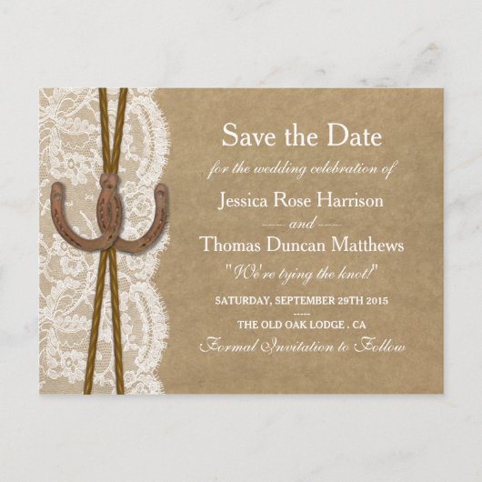 Die Sammlung von Kraft, Spitzen und Hufeisen Ankündigungspostkarte (Vorderseite)