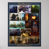 Die Sammlung von Kunstwerken Poster (Vorne)