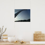 Die Samuel Beckett Bridge, Dublin Poster (Küche)
