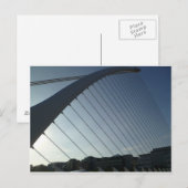 Die Samuel Beckett-Brücke Postkarte (Vorne/Hinten)