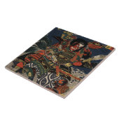 Die Samurai-Krieger Tadanori und Noritsune Fliese (Seite)