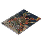 Die Samurai-Krieger Tadanori und Noritsune Notizblock (Linke Seite)